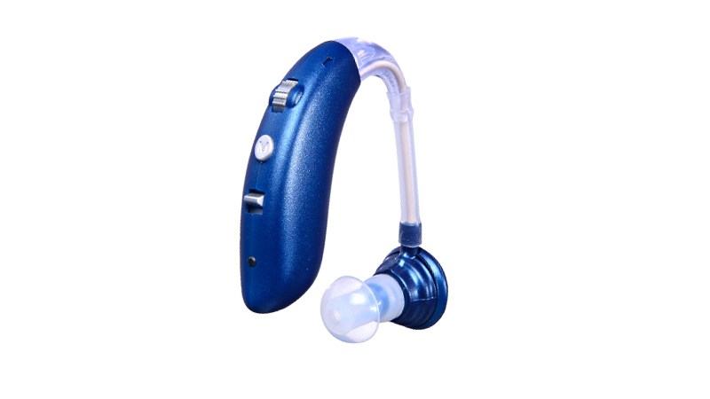   الزرقاء موضة BTE نوع جديد السمع القابلة لإعادة الشحن 